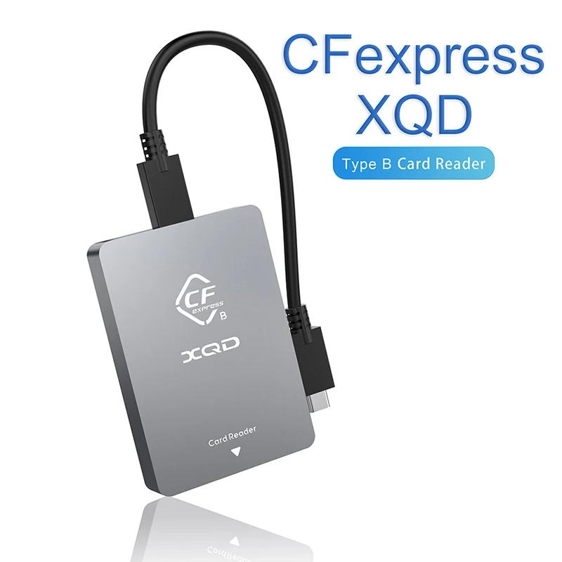 CFexpress Ÿ B XQD ī , USB 3.2 Gen2, 10Gbps, Ÿ C ޸ ī ,  ĳ  SLR ī ׼, 2  1